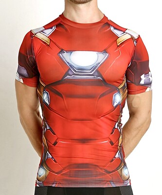 Under Armour Iron Man 3 Alter Ego Compression Shirt XL Sealed NEU RAR
