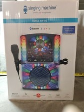 The Singing Machine SML625BTBK Bluetooth CD/G Karaoke System