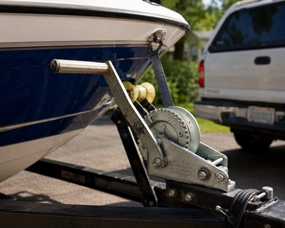 #ad Fulton Milwaukee T1202 Trailer Winch 1200lb Line Pull Hand Crank Boat Utility $39.99