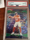 2024 Panini Prizm - Fireworks Bo Nix #23 Green Prizm (RC)