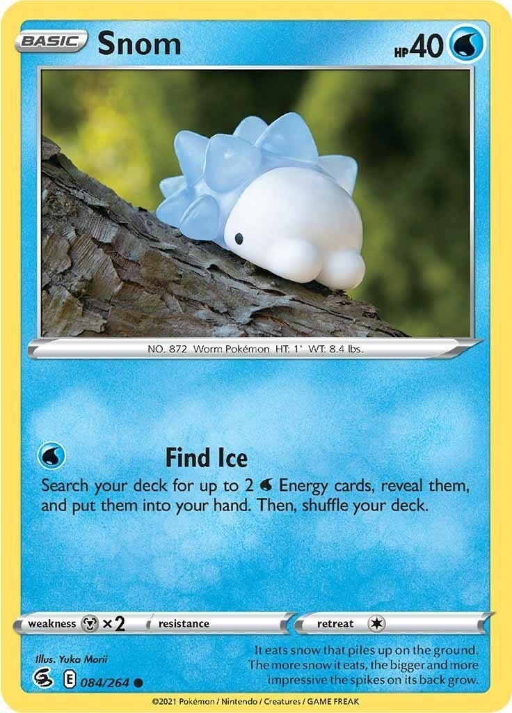 Pokemon -  Snom - 084/264 - Fusion Strike - NM/M