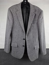 J Crew Thompson Blazer Mens 36R Gray Wool Herringbone Design