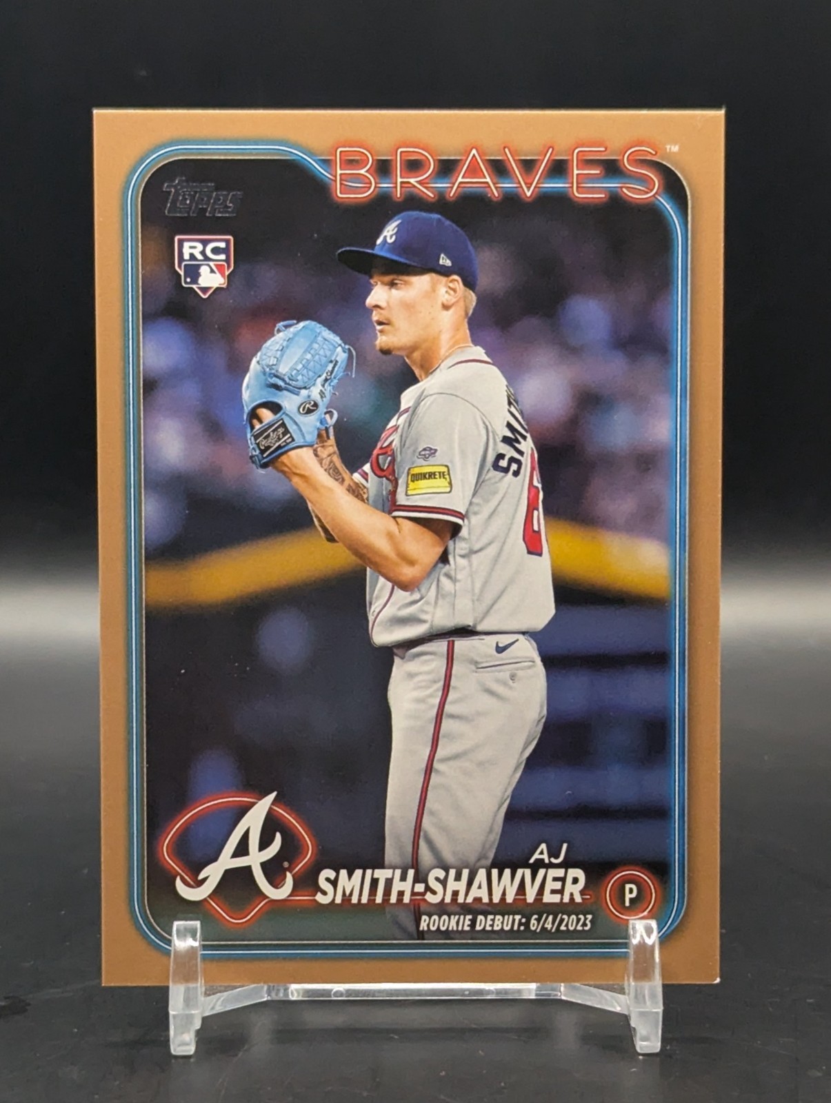 A.J. Smith Shawver RC Rookie Debut Gold 0419/2024 2024 Topps Update Series US316