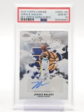 JARACE WALKER 2025-26 TOPPS CHROME SKY WRITE SIGNATURES AUTO PSA 10 Q7063