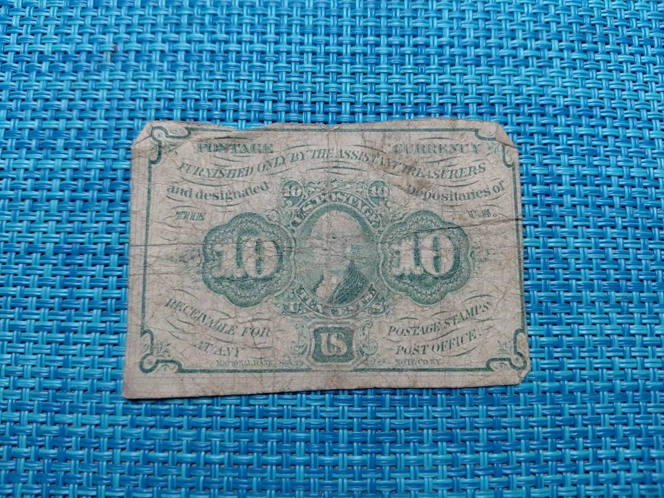 🇺🇸 United States assortment of 6 FRACTIONAL CURRENCY banknotes 112125-8 - Image 2 of 4