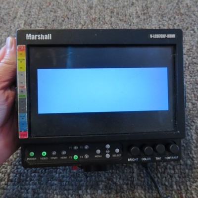 Marshall V-LCD70XP-3GSDI 7 Inch Field Monitor. Working, SDI in/out