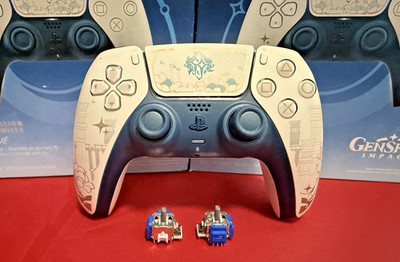 Sony PS5 DualSense Controller LIMITED EDT GENSHIN IMPACT -UPGRADED TMR JOYSTICKS