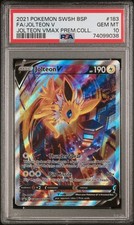 Jolteon V SWSH183 Pokemon Premium Collection ...