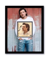 Morgan Wallen Autographed Signed 11x14 Framed CD Photo I'm The Problem ACOA