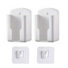 2pack Remote Control Holder,SelfAdhesive Wall Mount Phone Holder,Air Conditio...