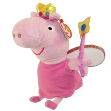 TY Beanie Baby - PRINCESS PEPPA U.S. Version Peppa Pig - 6 inch - MWMTs
