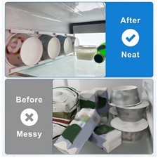 Yogurt Fridge Organizer 4 Capacity 3.75in Wide Mouth Yogurt Easy