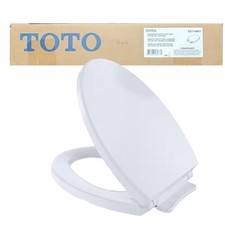 Toto SS114 Cotton Softclose Elongated Closed-Front Toilet Seat Lid