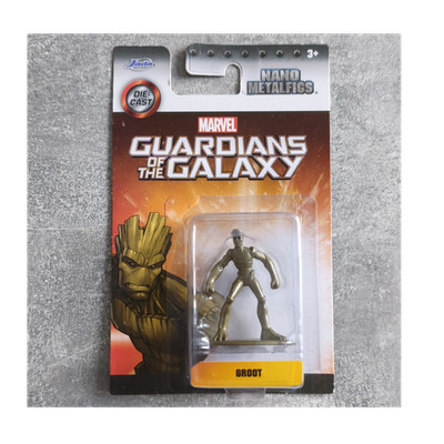Jada Toys Groot Nano Metalfigs Die-Cast Figurine Guardians of the Galaxy Gold
