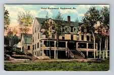 Rockwood ME-Maine Hotel Rockwood Vintage Postcard Standard Souvenir Postal Card