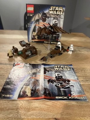 Lego Star Wars Ewok Attack Complete Set 7139