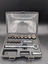 Craftsman 17pc 12 Drive Ratchet Socket Set Vtg 34830 Usa - Read Description