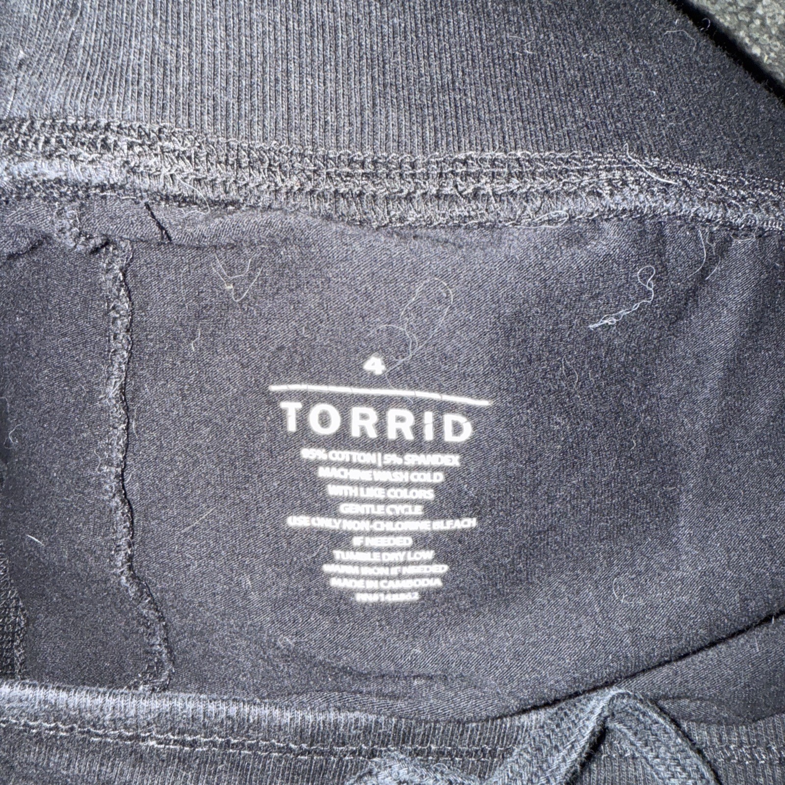 Torrid Women’s Black Solid Drawstring Workout Jog… - image 5