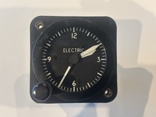 Aircraft Borg Instruments Electric Clock Indicator Pn 3137122