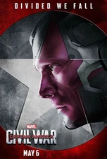 2016 Captain America Civil War Movie Poster Marvel Vision FRIDGE MAGNET