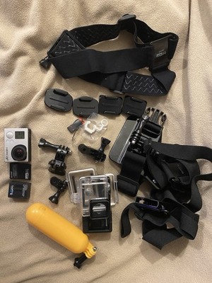 GoPro hero 3+ plus silver action camera bundle