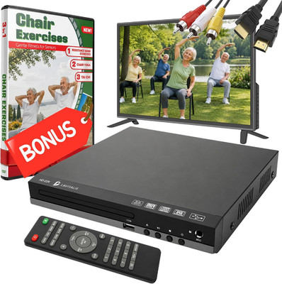 DVD Player for TV with HDMI Port 1080P, Region Free DVD Player with USB Input, R