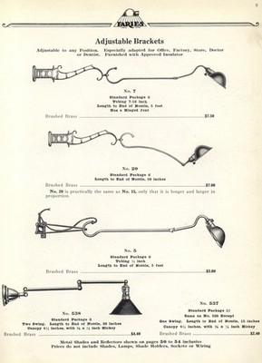 OC White Faries TAFCO-LARGE Adjustable Catalog Collection Industrial Lamp Light