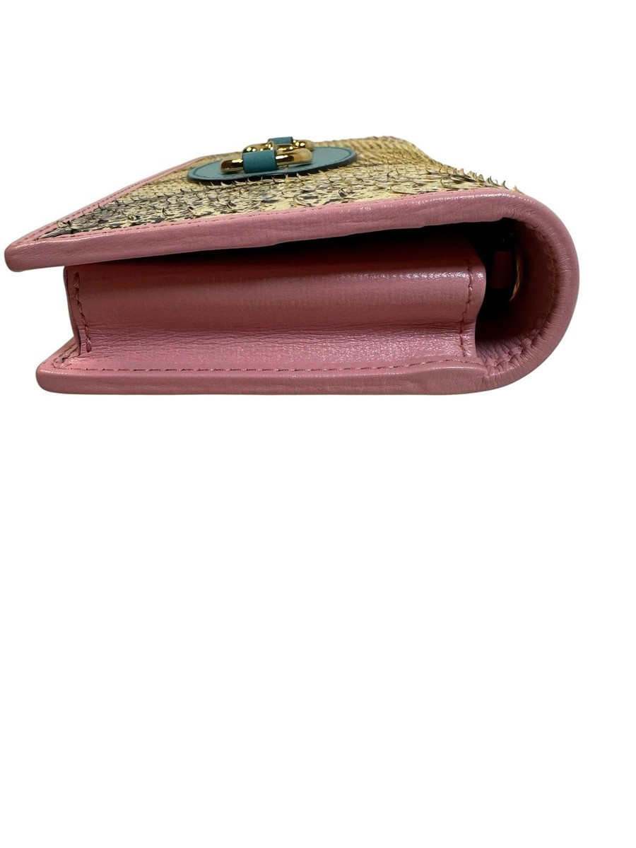 Gucci 1955 Horsebit Limited Edition Python Wallet on Chain~ Full