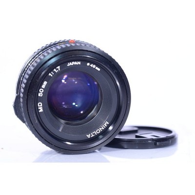 Minolta MD 50mm 1:1.7 Standardobjektiv Ø49mm - MD 1,7/50 MF Standard Lens