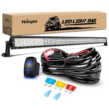 52 300w Led Light Bar Combo - Off Road Boat Fog Lights 12v Wiring Harness 2 52 300w Led Light Bar Combo - Off Road Boat Fog Lights 12v Wiring Harness 2