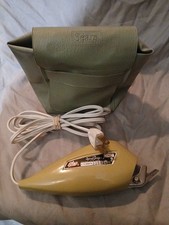 Vintage Thor Speed Snips Elektryczne nożyczki do tkanin ze światłem i sears Soft Case