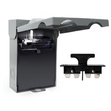 30 Amp AC Disconnect Box Outdoor, 120/240vac Pull Out Switch, Disconnect Box ...