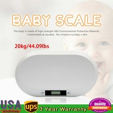 44 Pound/20kg Baby Scale w/ 3 Weighing Modes Smart Electronic Weigh Digital