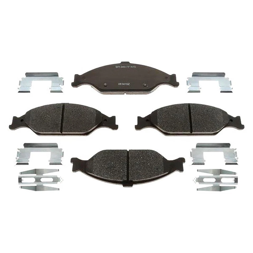 Rotores de freno delanteros + pastillas de freno metálicas y herrajes para Ford Mustang 2001 Foto 2 de 4