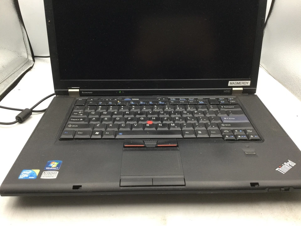 LENOVO THINKPAD W510 - FOR PARTS/BIOS LOCK - INTEL CORE I7 - NO RAM - READ - BB - Image 3 of 4