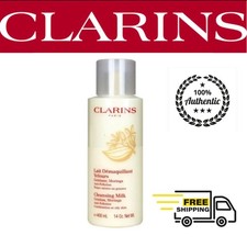 Clarins Cleansing Milk with Gentian 400ml (New) - Sealed - Free Tracked Postage