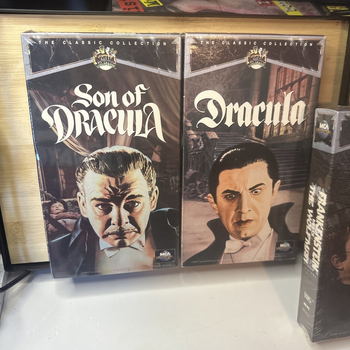 Universal Monsters The Classic Collection VHS Lot of 5