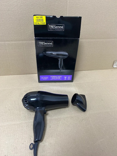 TRESemme Compact 2000W Haar DC Motor Trockner leicht & kompakt 2 Geschwindigkeiten schwarz