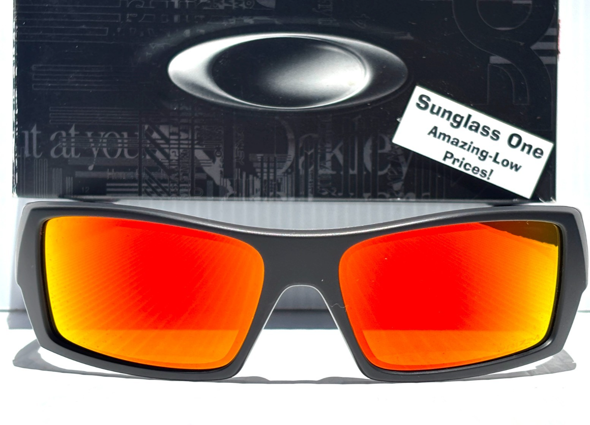 NEW Oakley GASCAN Matte Black PRIZM Ruby Lens Sunglass 9014-D7 | eBay