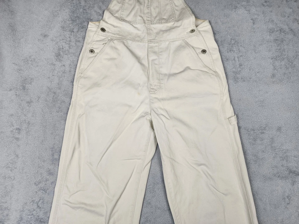 Mono de carpintero vintage y2k GAP para mujer pequeño beige industrial Foto 3 de 4