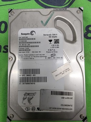 Seagate Barracuda 160GB Internal SATA 7200RPM 3.5'' ST3160812AS HARD DRIVE HDD