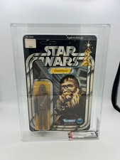 Vintage Star Wars 1978 Chewbacca 12 Back-A AFA 80 SKU on Footer Unpunched