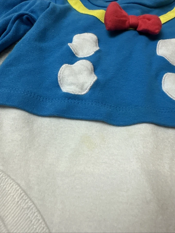 Disney Store Pato Donald Bebé Body Vestir Niño Disfraz Mickey 9-12 Meses Foto 3 de 4