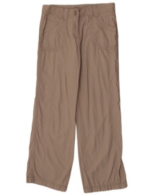 Marks & Spencer Damen gerade Freizeithose UK 12 Medium W30 L30 Beige AF07