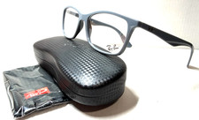 NEW RAY-BAN RB 7047 8101 SHINY GREY AUTHENTIC EYEGLASSES FRAME 56-17 BRAZIL MADE
