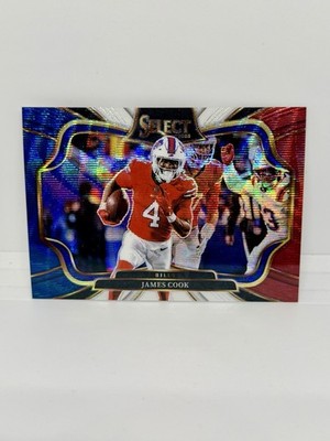 JAMES COOK 2025 Panini Select Field Level Tri-Color Prizm /99 Buffalo Bills #484