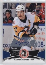 2016-17 Upper Deck AHL Auto Carter Rowney #79 Auto 2zq