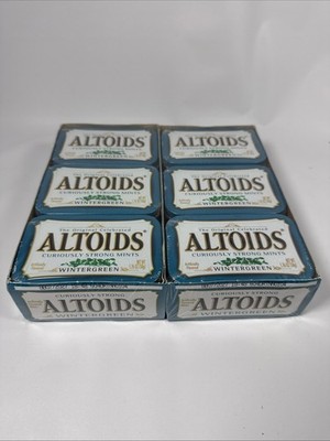 ALTOIDS Classic Wintergreen Breath Mints, 1.76 Ounce - 6 Count (Pack of 2)