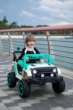 12V Ride-On Car, w/Parent Remote Control, LED, Music  Safe Spring Suspension