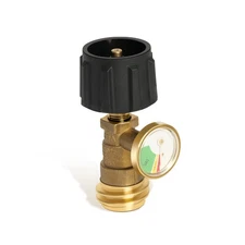 Empava Gas Grill Gauge for 5-40lbs Propane Tank, 3 Temperature Scales